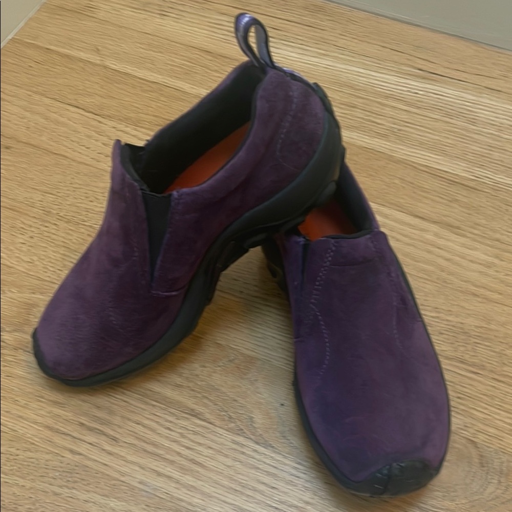 Merrell Jungle Moc Slip-On Shoes in PLUM
